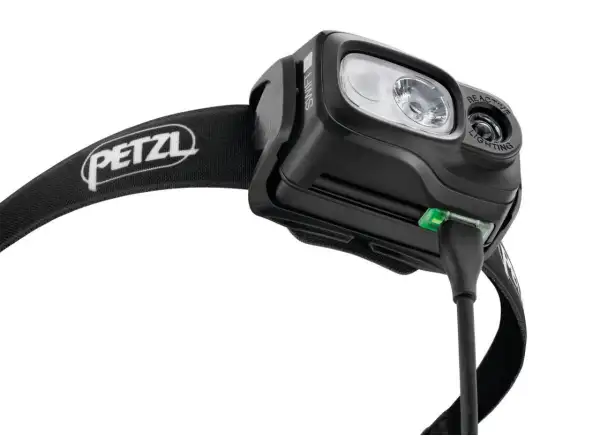 Petzl Swift RL 2023 wiederaufladbare Stirnlampe Black