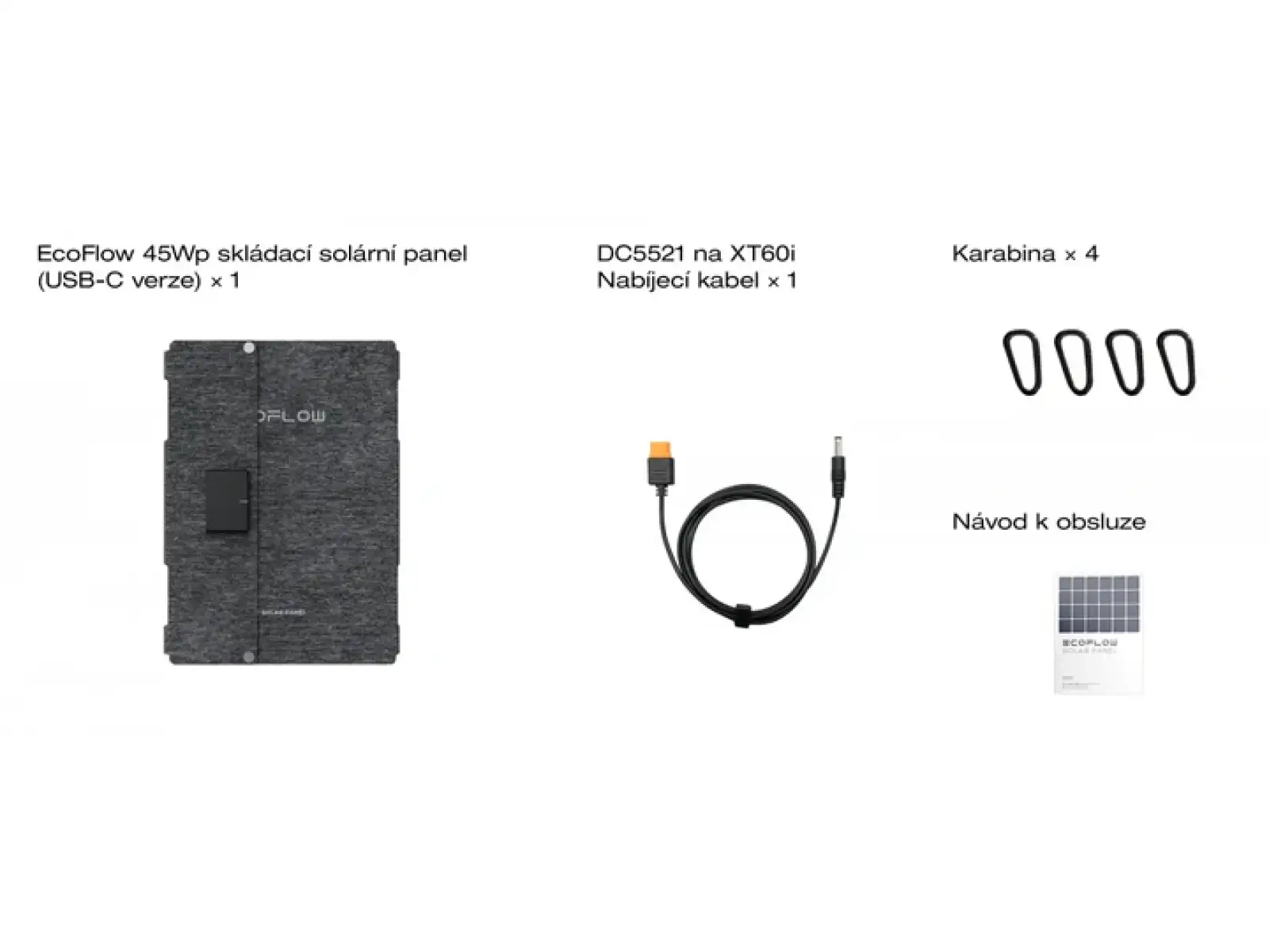 EcoFlow 45W Solarmodul (Typ-C)