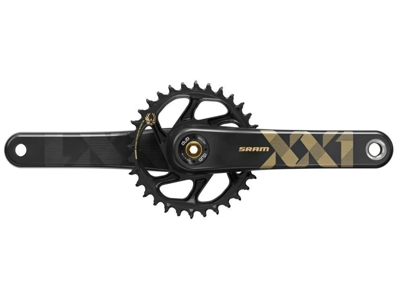 Sram Eagle XX1 Kurbeln DUB Boost 175 mm 34 Zähne Gold