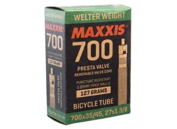 Maxxis Welter Weight Straßeninnerrohr 23/32-622 mit Presta Ventil 60 mm.