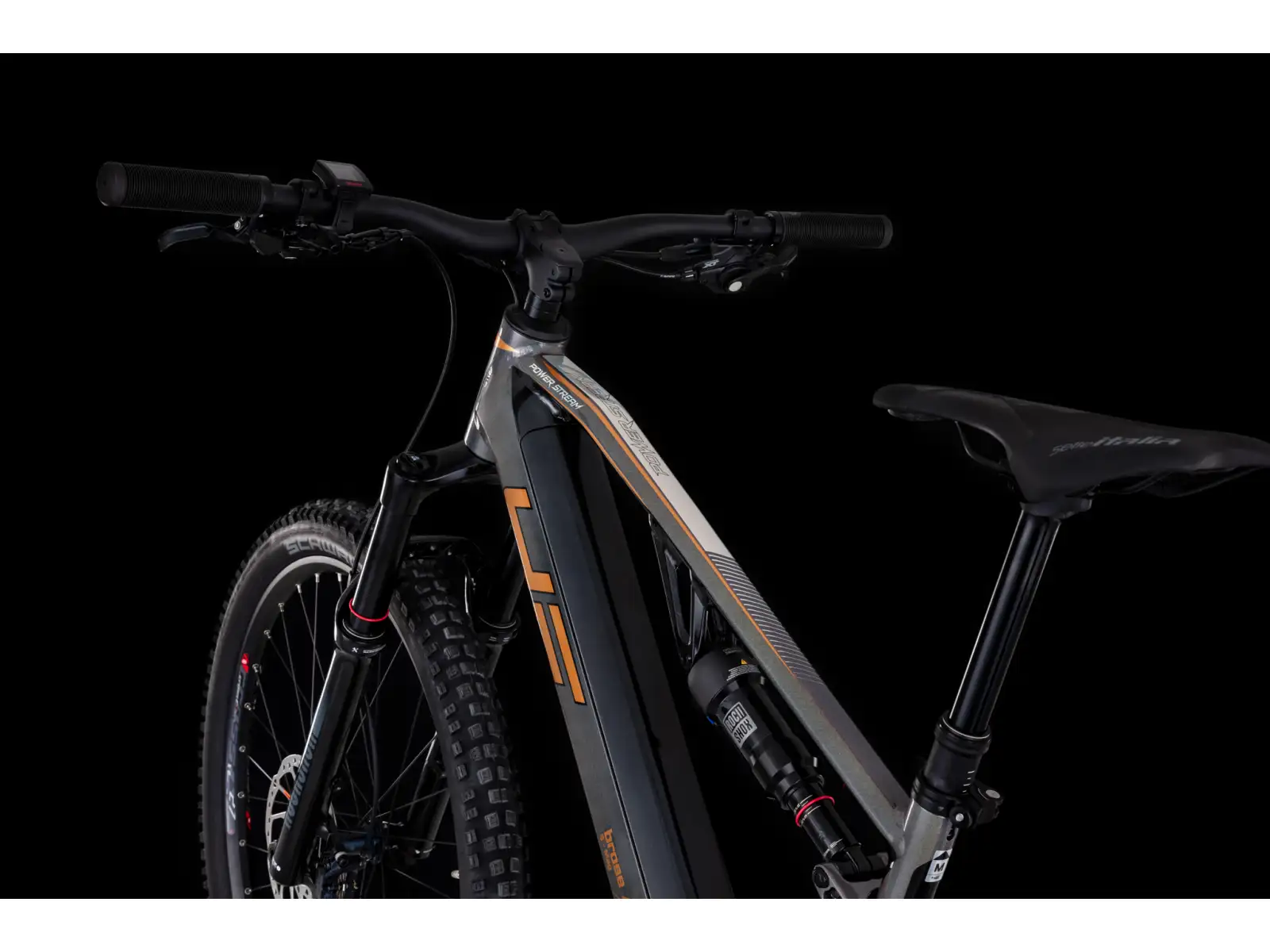 4ever Powerstream Pro Vollgefedertes E-Bike Chameleon/Bronze