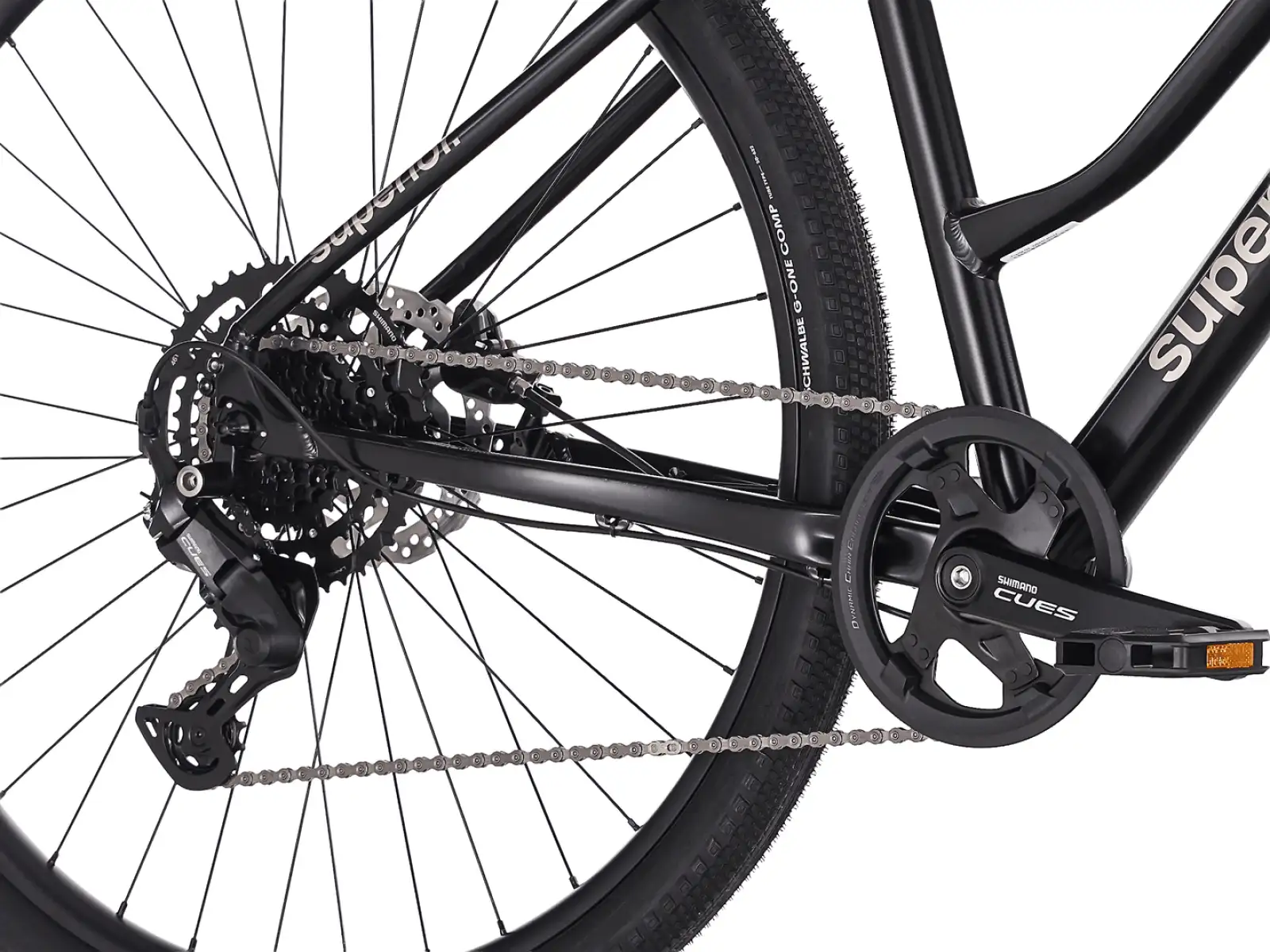 Superior Blox 6.4 MS Stadtfahrrad mattschwarz