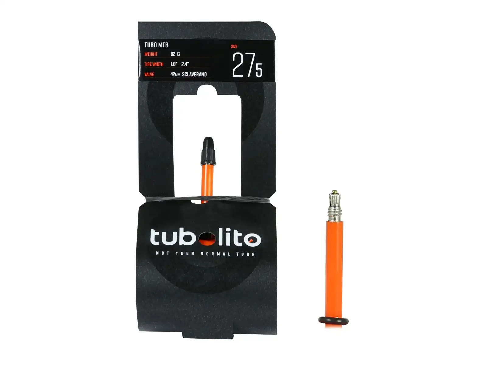Tubolito Tubo MTB Schlauch 27,5 x 1,8-2,5 Zoll mit Presta-Ventil.