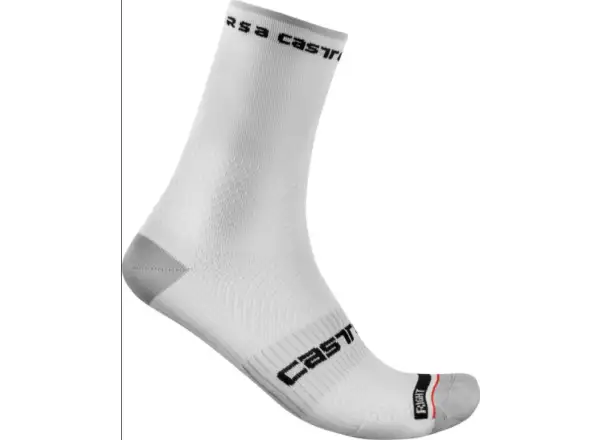 Castelli Rosso Corsa Pro 15 Socken White