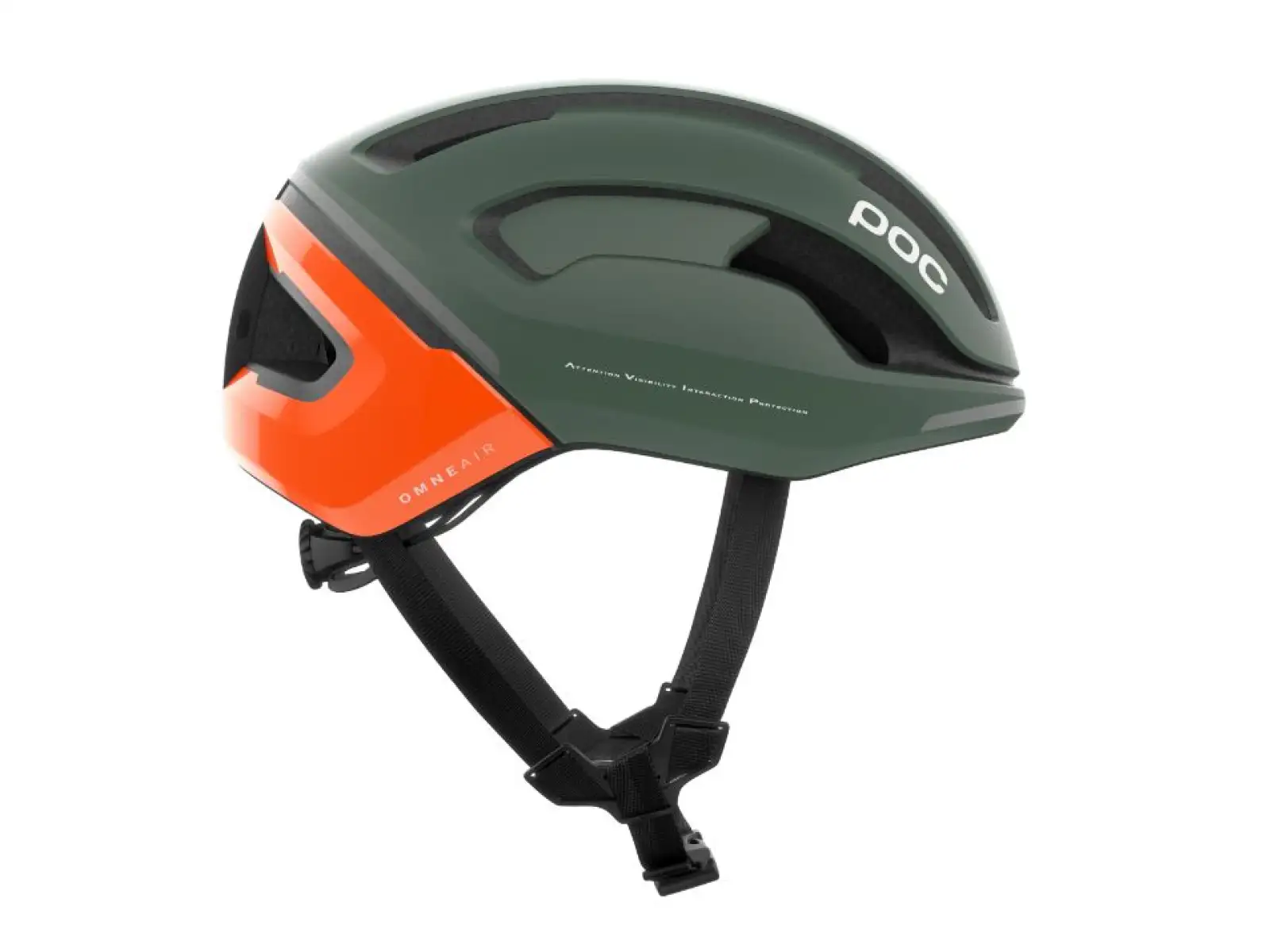 POC Omne Beacon MIPS Fahrradhelm Fluorescent Orange AVIP/Epidote Green Matt