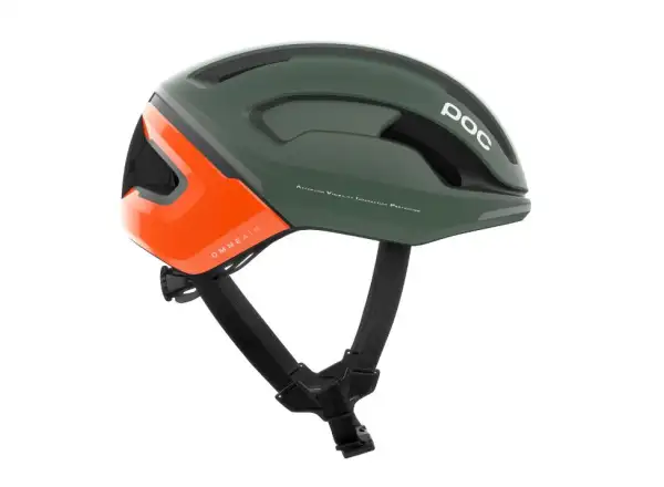 POC Omne Beacon MIPS Fahrradhelm Fluorescent Orange AVIP/Epidote Green Matt