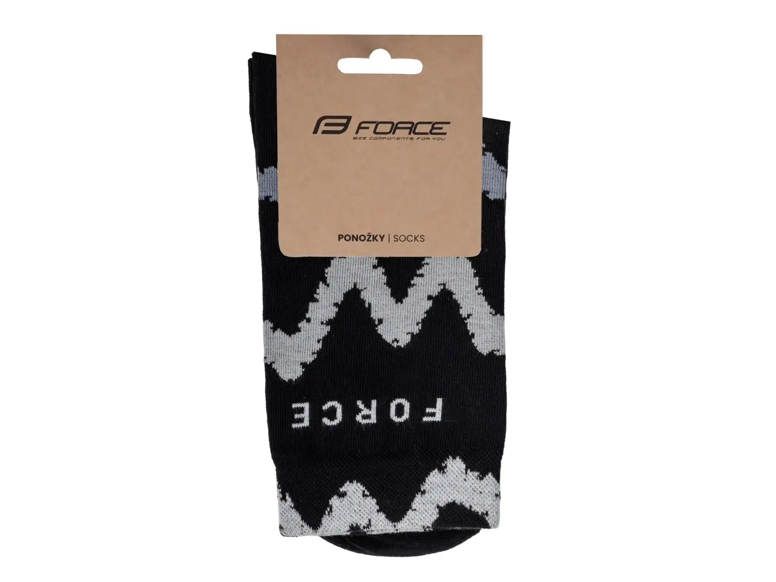 Force Endure Radsocken schwarz/grau