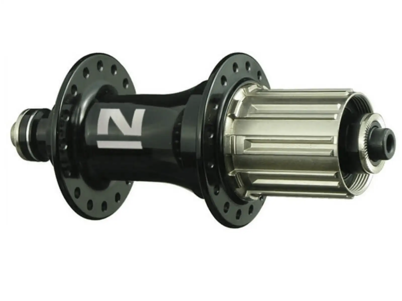 Novatec F162SB Hinterradnabe in Schwarz, mit N-Logo
