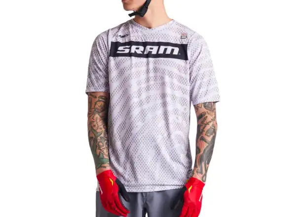 Troy Lee Designs Skyline Air SRAM Herren-Trikot Kurzarm Roots Cement