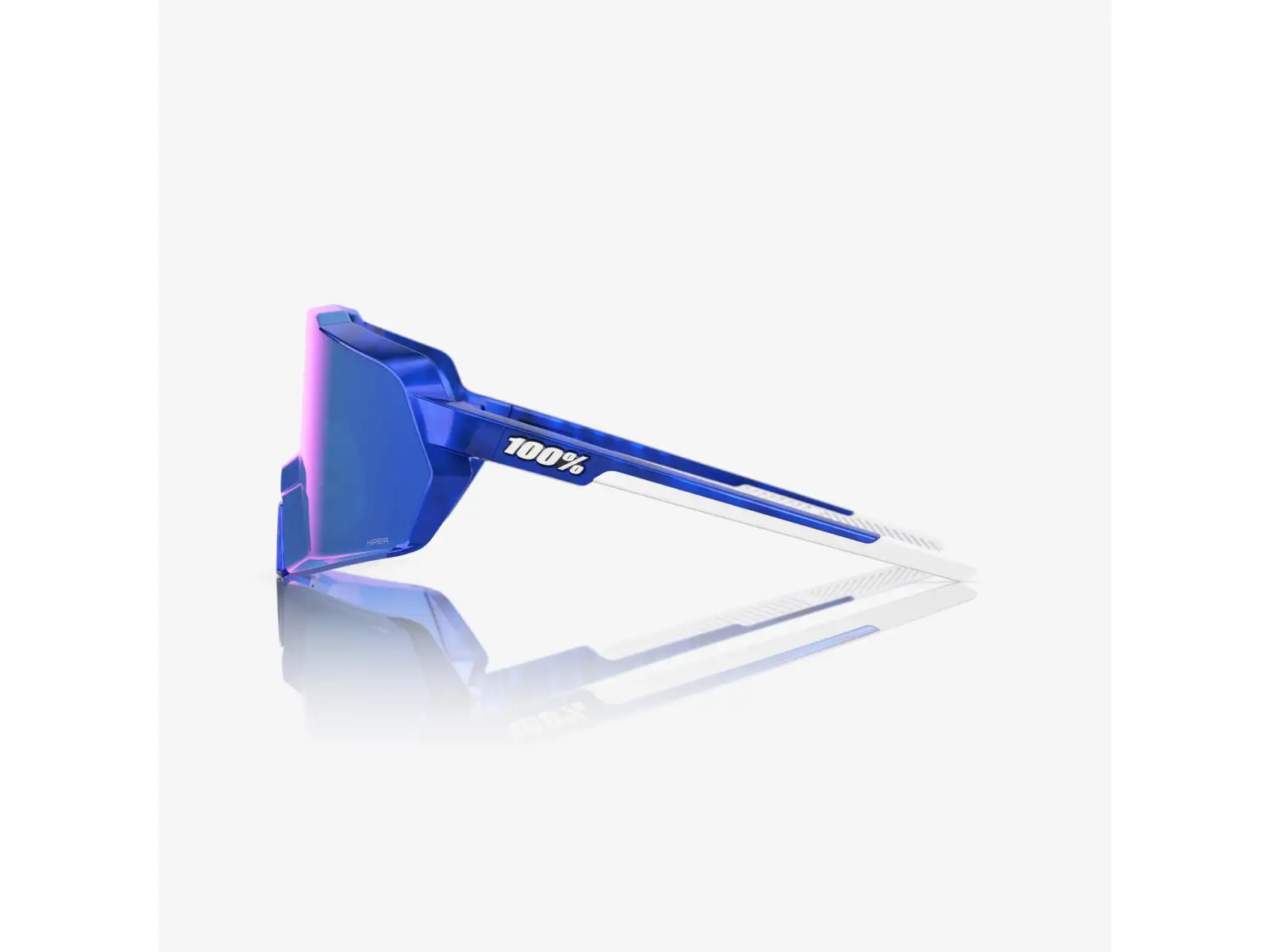 100% Korbin RBH Brille Gloss Blue Holographic/HiPER Royal Blue Mirror Lens