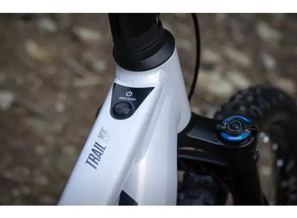 Superior eXF 9039 vollgefedertes Elektrofahrrad Gloss White/Chrome Silver