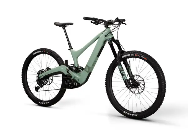 Ibis OSO Forest Service Green full-suspension E-Bike