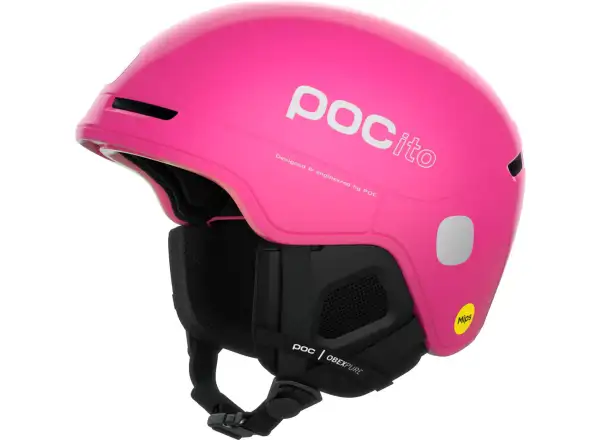 POC POCito Obex MIPS Kinder Skihelm Fluorescent Pink