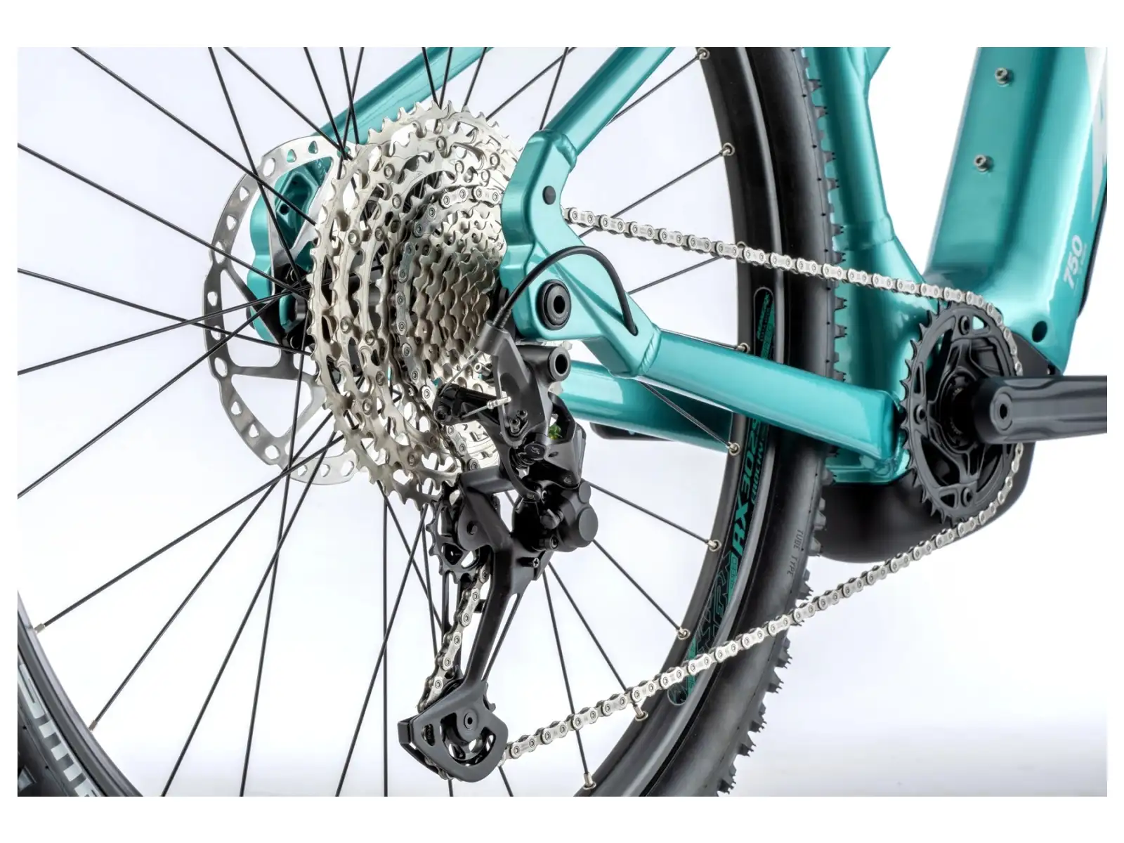 Apache Hupahu 2 Lady Damen E-Mountainbike (Bosch 1000 Wh) Türkis