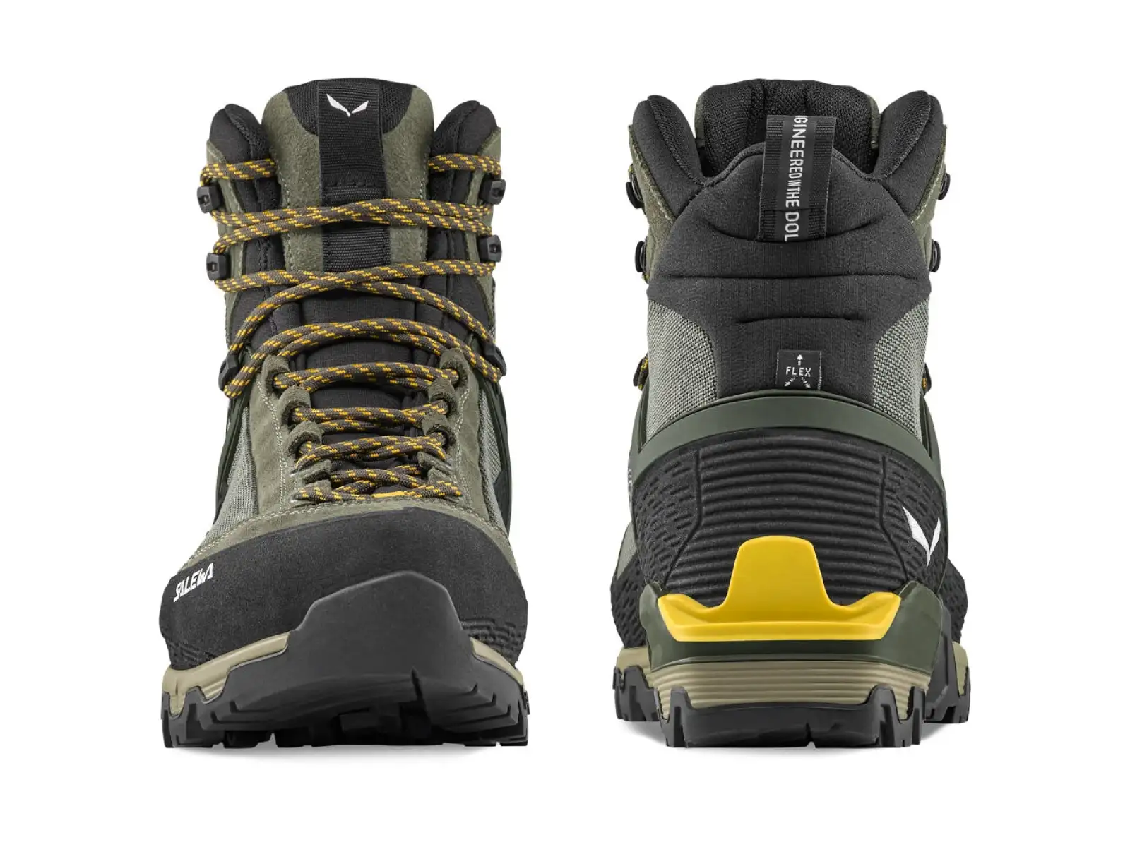 Salewa Mountain Trainer 3 Tech Mid GTX Herren-Wanderschuhe Faded Green/Forest Night