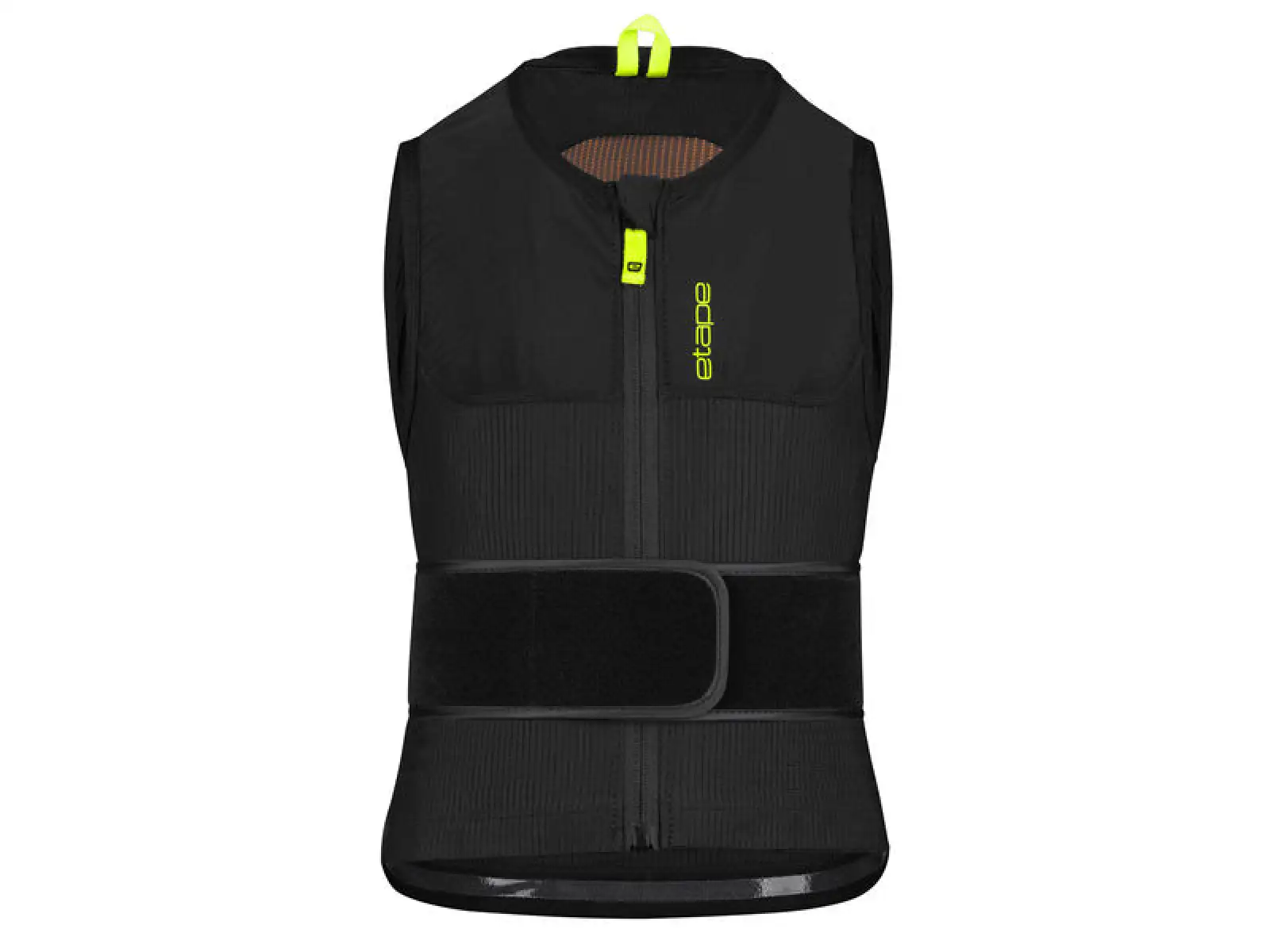Etape Bone Pro 2.0 Kinderweste mit Rückenprotektor Schwarz/Gelb fluoreszierend