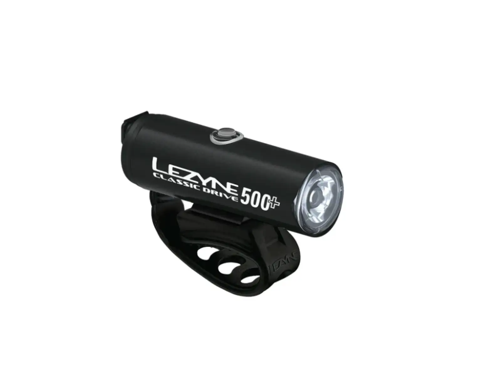 Lezyne Classic Drive 500+ Front-Fahrradlicht in Satin Schwarz.