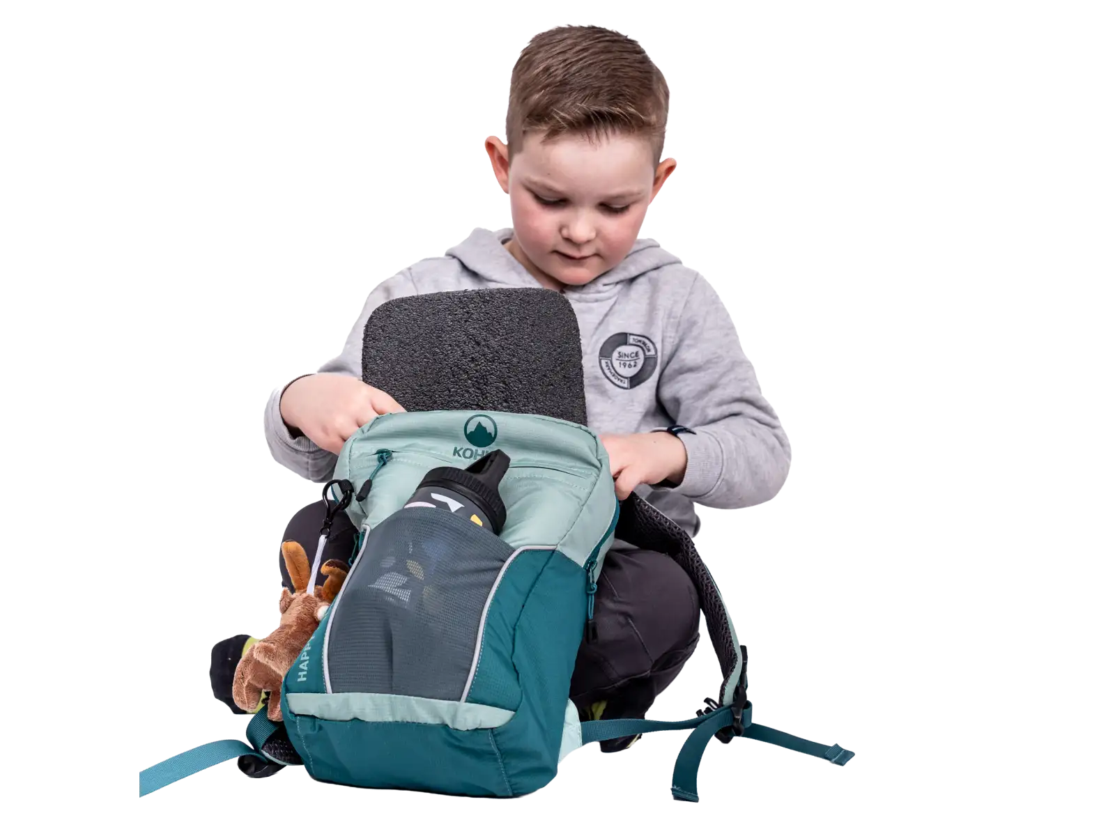 Kohla Happy Rocky 8 Kinder-Wanderrucksack Beryl Green