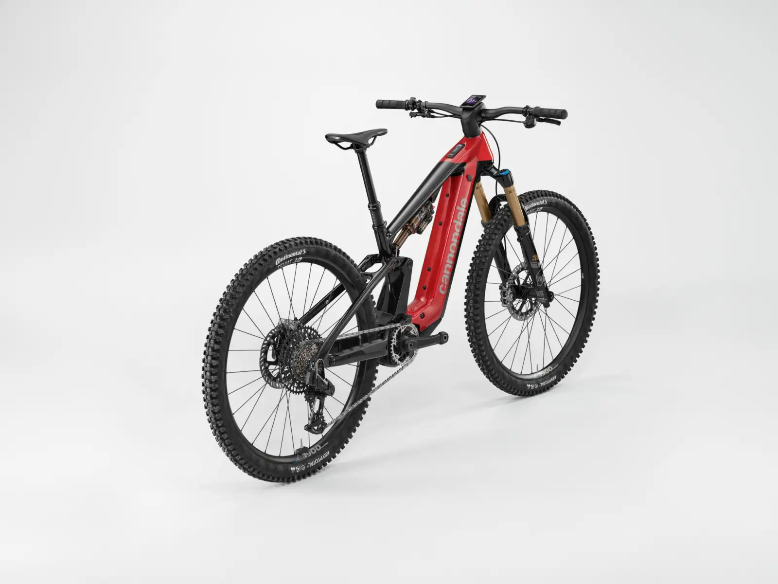 Cannondale Moterra Carbon 1 vollgefedertes E-Bike Metallic Red