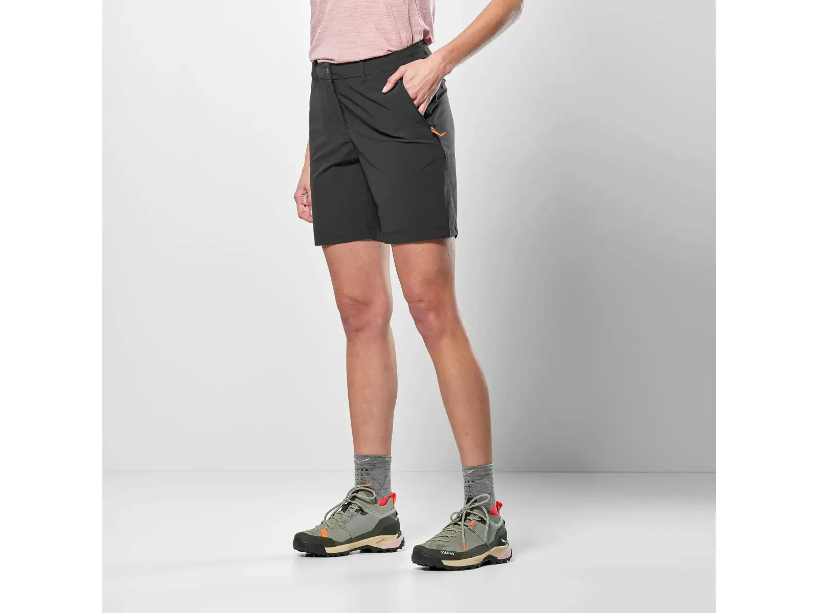 Salewa Puez Talvena Durastretch Damen-Shorts Black Out