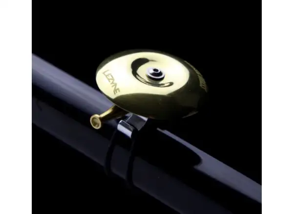 Lezyne Classic Shallow Messing Glocke gold/schwarz