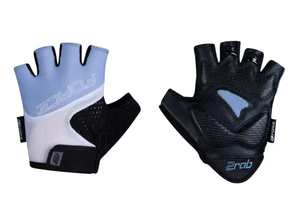 Force Rab 2 Lady kurze Damenhandschuhe schwarz/blau/weiß