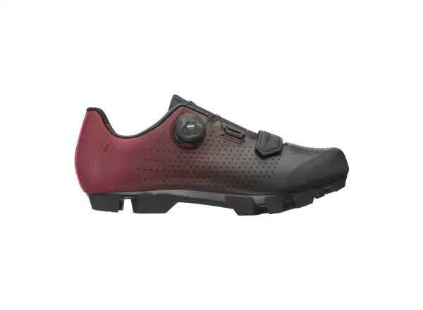 Force Victory MTB Herren-Fahrradschuhe schwarz/bordeaux