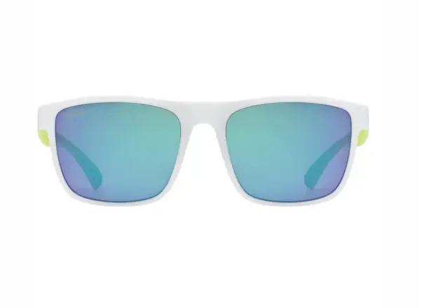 Uvex Rookie Kinderbrille White/Lime Matt/Mirror Green