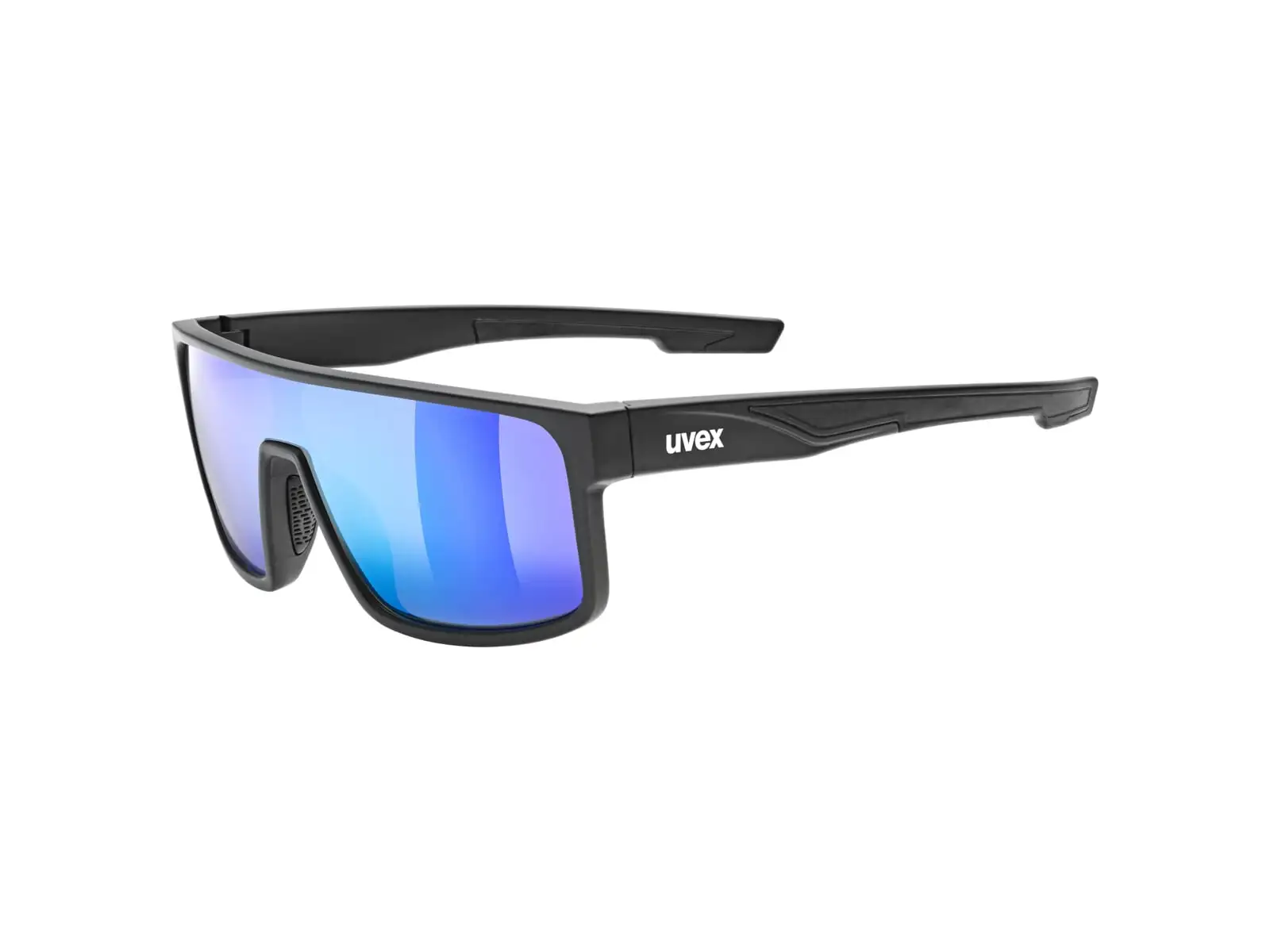 Uvex LGL 51 Fahrradbrille Black Mat/Mirror Green