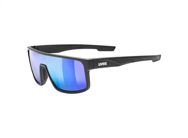 Uvex LGL 51 Fahrradbrille Black Mat/Mirror Green