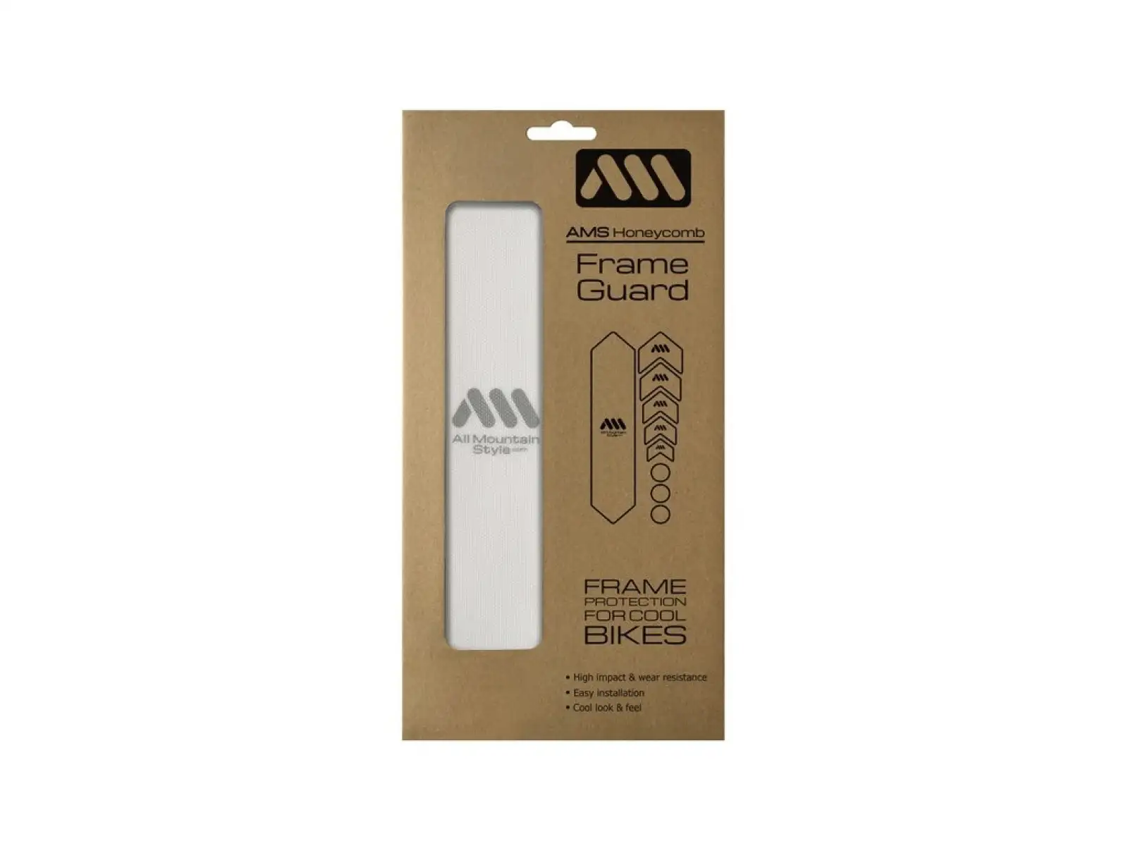 All Mountain Style Rahmen-Schutzaufkleber Basic Clear/Silver