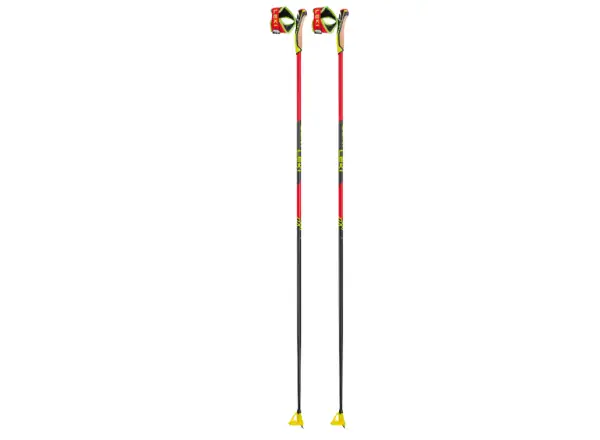 Leki PRC 750 Langlaufstöcke bright red/neon yellow/black