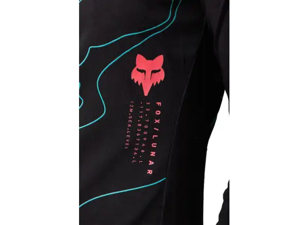 Fox W Ranger Mid Ls Lunar Damen-Langarmtrikot Schwarz