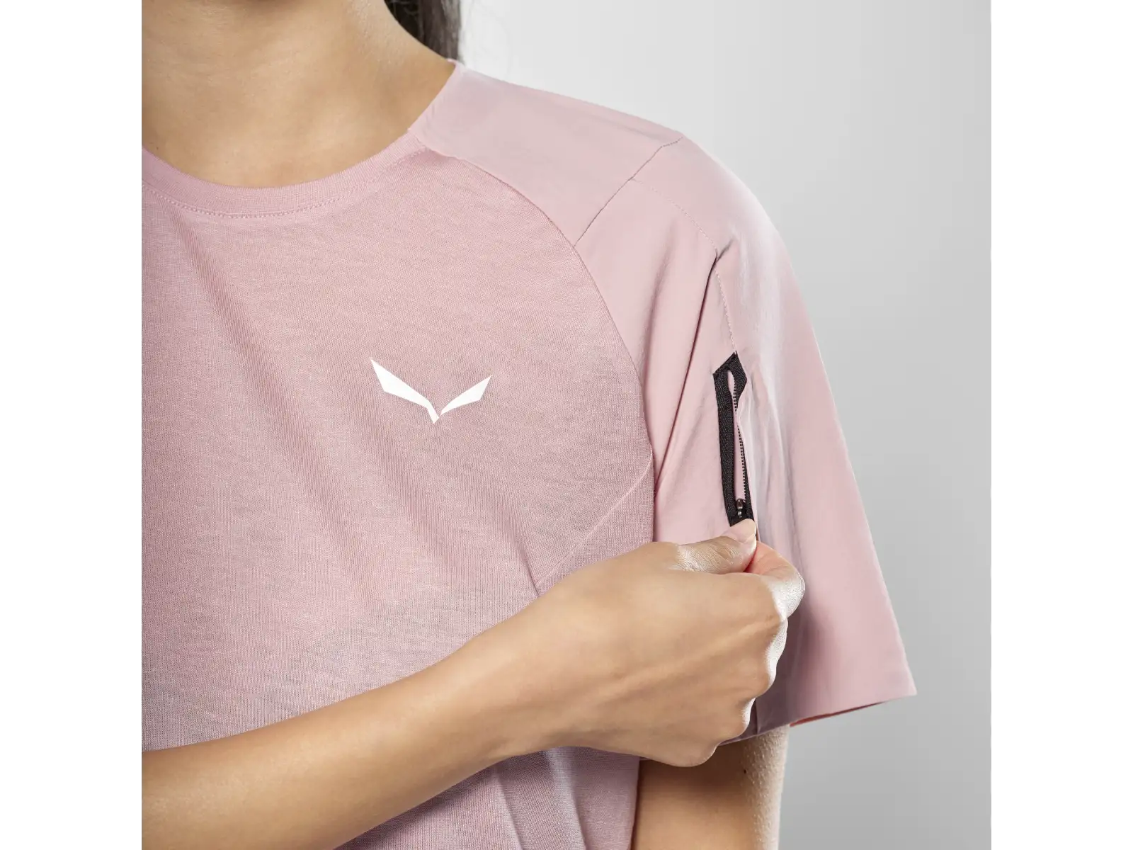 Salewa Puez AM Hyb Damen T-Shirt Kurzarm Zephyr