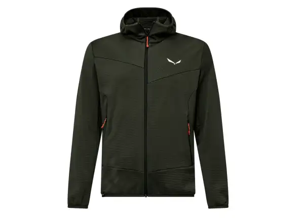 Salewa Puez Altavia Polarlite Hooded Herren-Sweatshirt Dark Olive