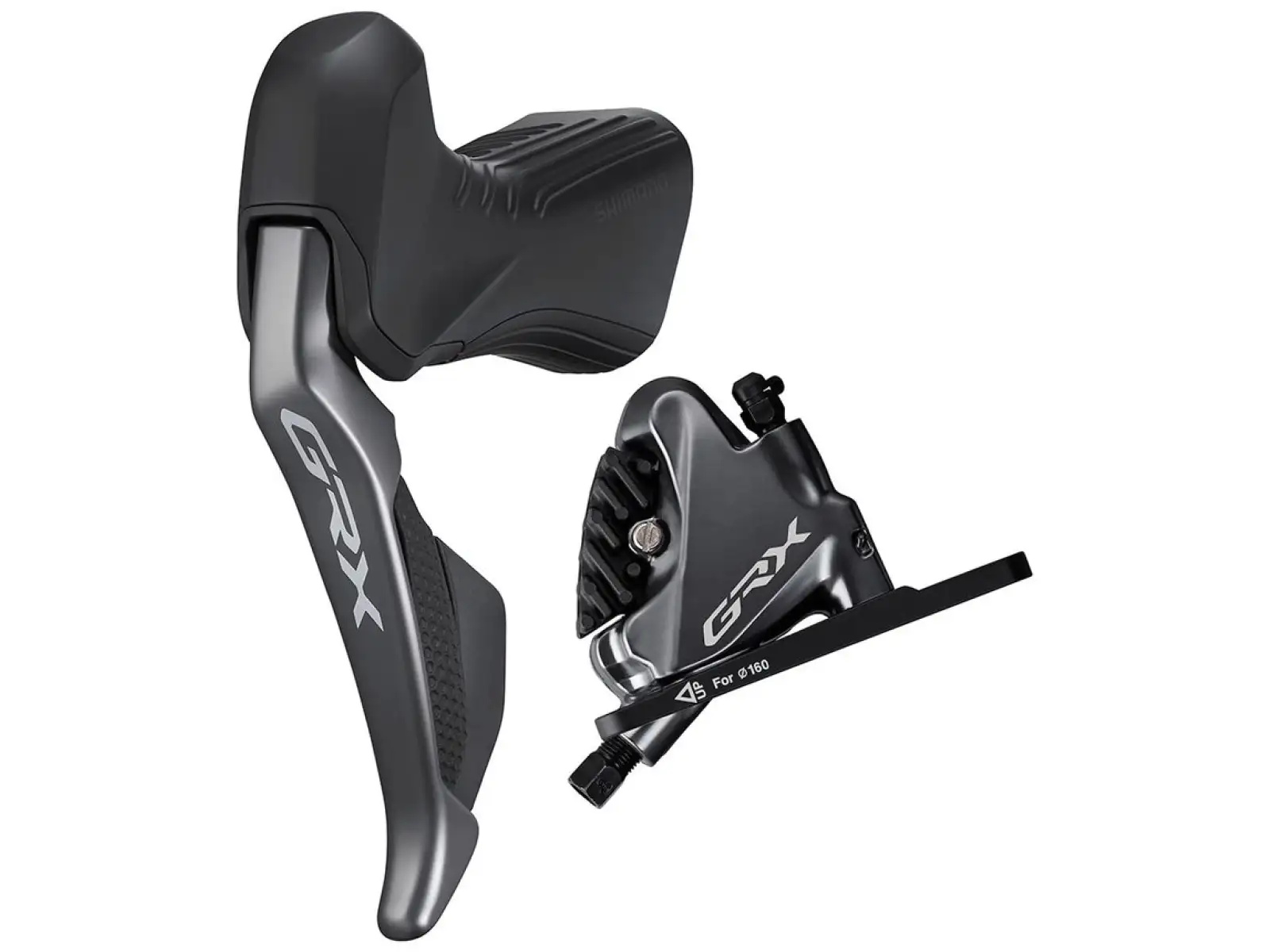 Shimano GRX Di2 ST-RX815+BR-RX810 Linker 2×11-fach Schalt-/Bremsgriff und Bremssattel