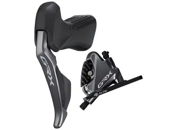 Shimano GRX Di2 ST-RX815+BR-RX810 Linker 2×11-fach Schalt-/Bremsgriff und Bremssattel