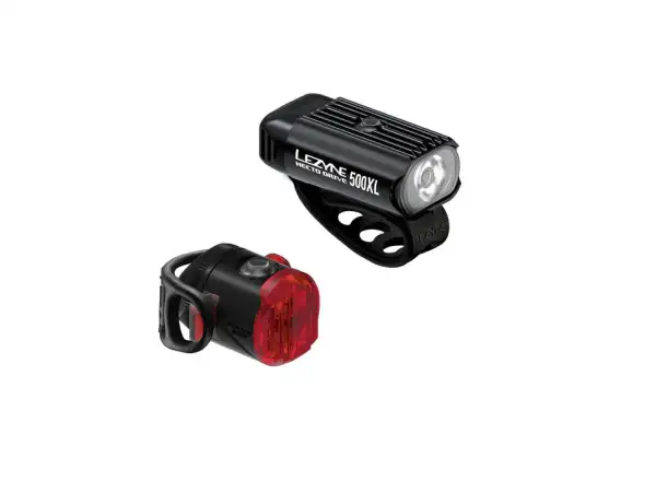 Lezyne Hecto Drive 500XL / Femto USB-C Lichtset schwarz