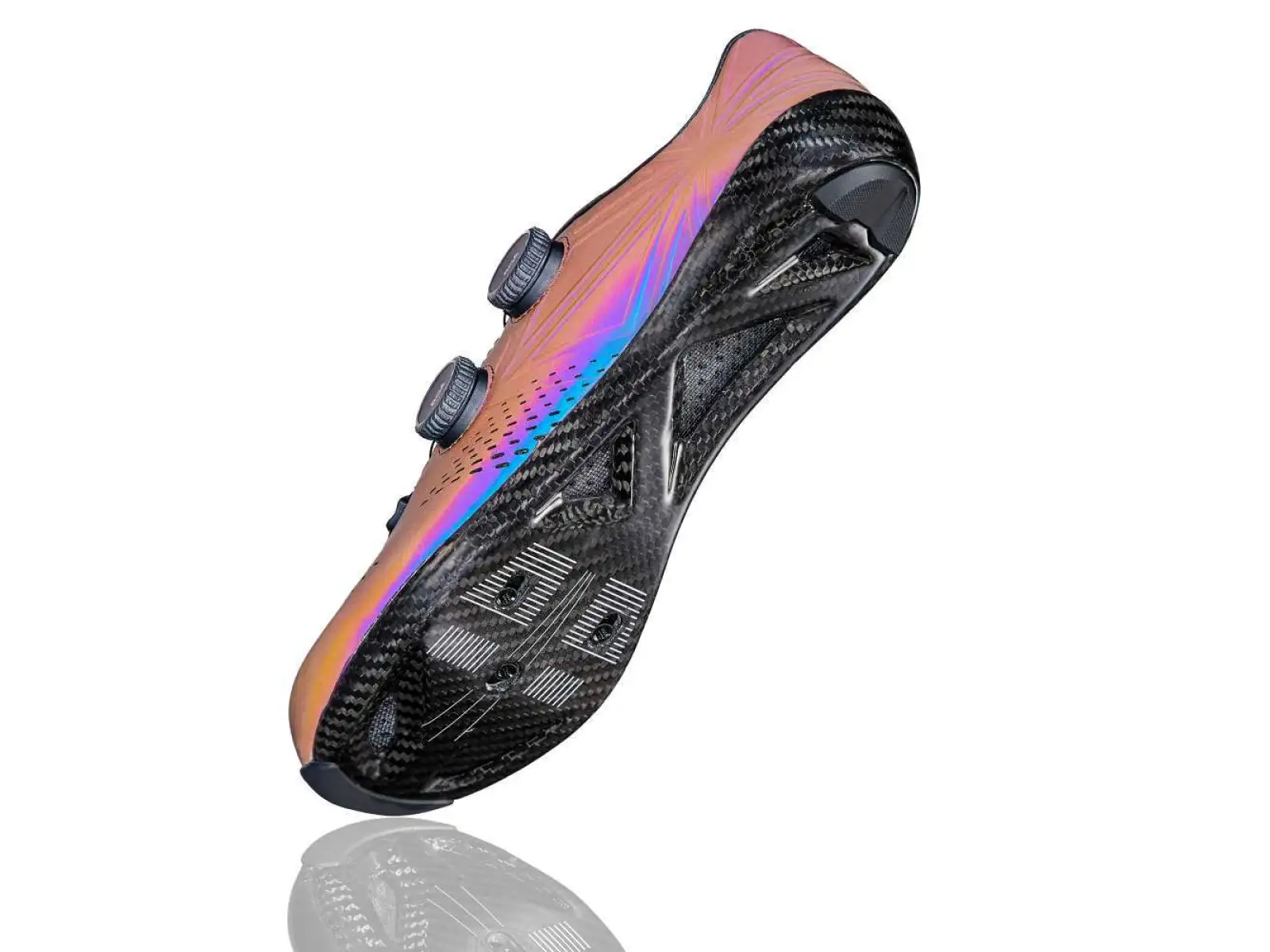 Supacaz Kazze Carbon Straßenradschuhe Ölpest Reflektiv