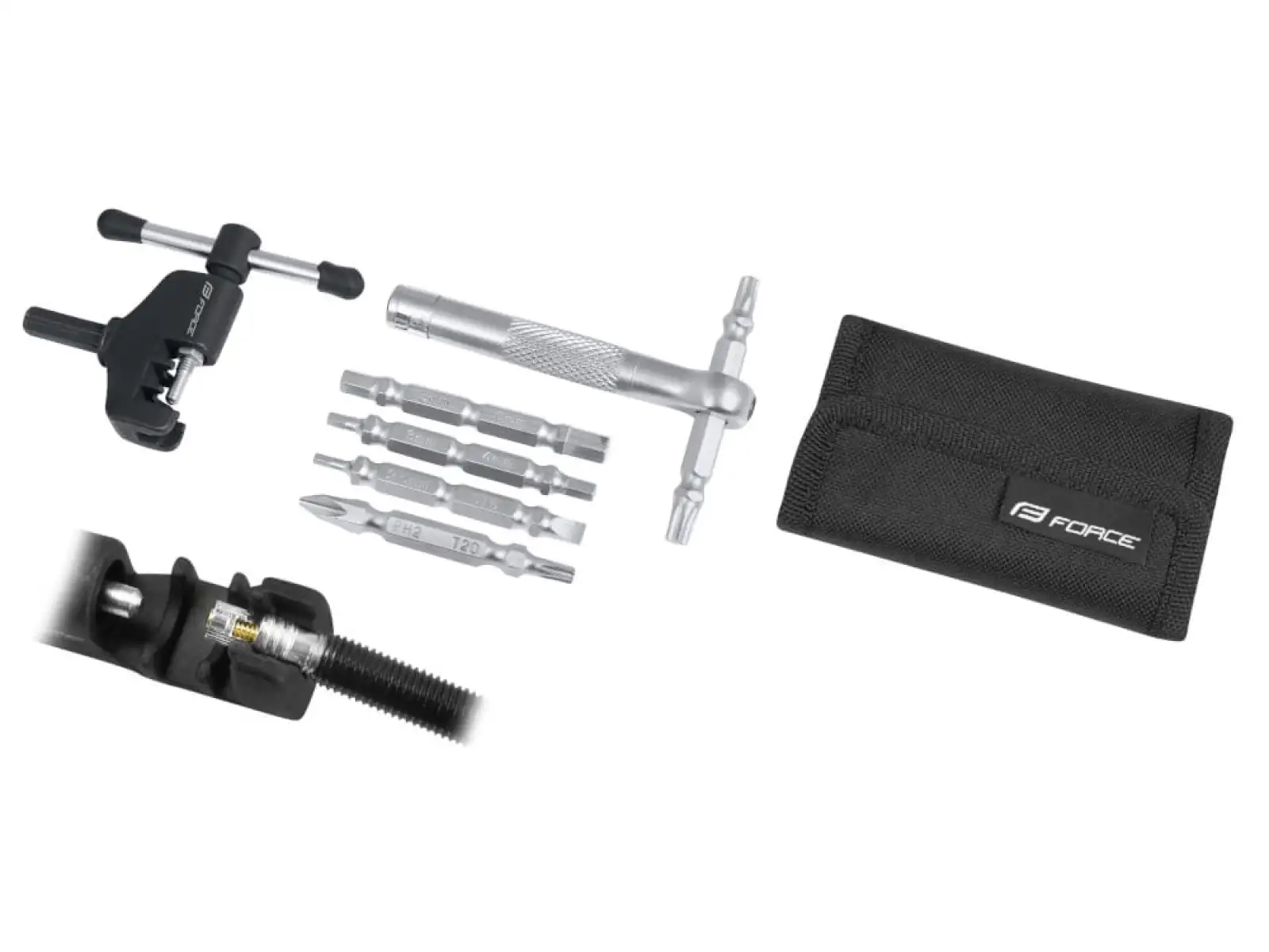 Force Werkzeugset 12 Funktionen mit Kettennieter