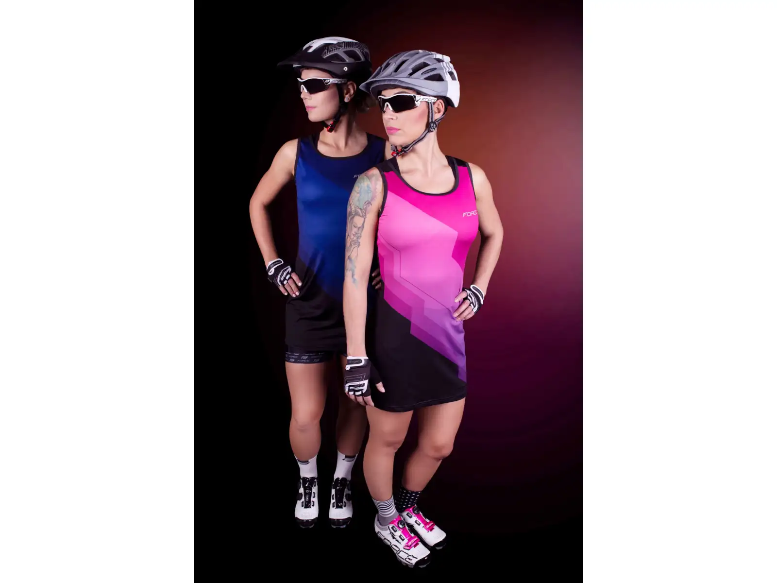 Force Abby Damen Sportkleid Blau/Schwarz