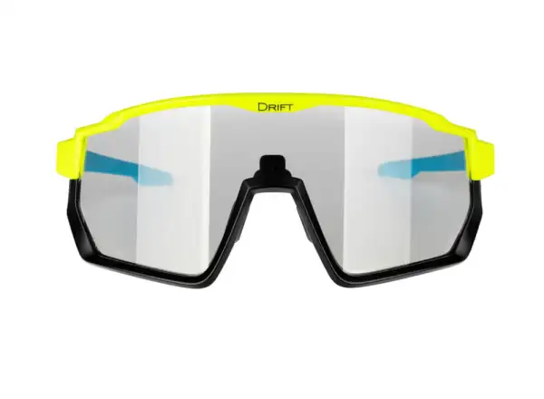 Force Drift Herrenbrille in Neonfarbe/Schwarz mit Fotochromglas.