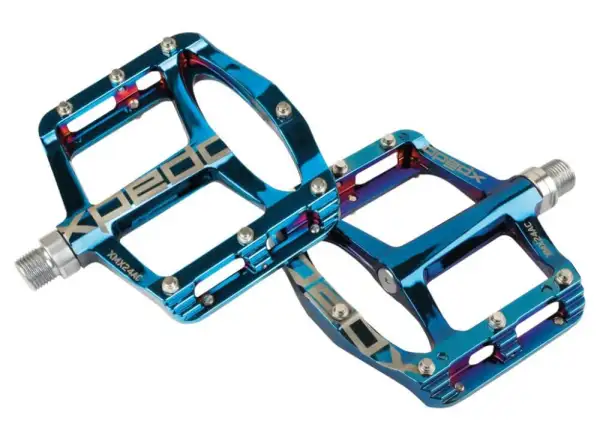 X-pedo Spry+ Plattformpedale Blue Ray