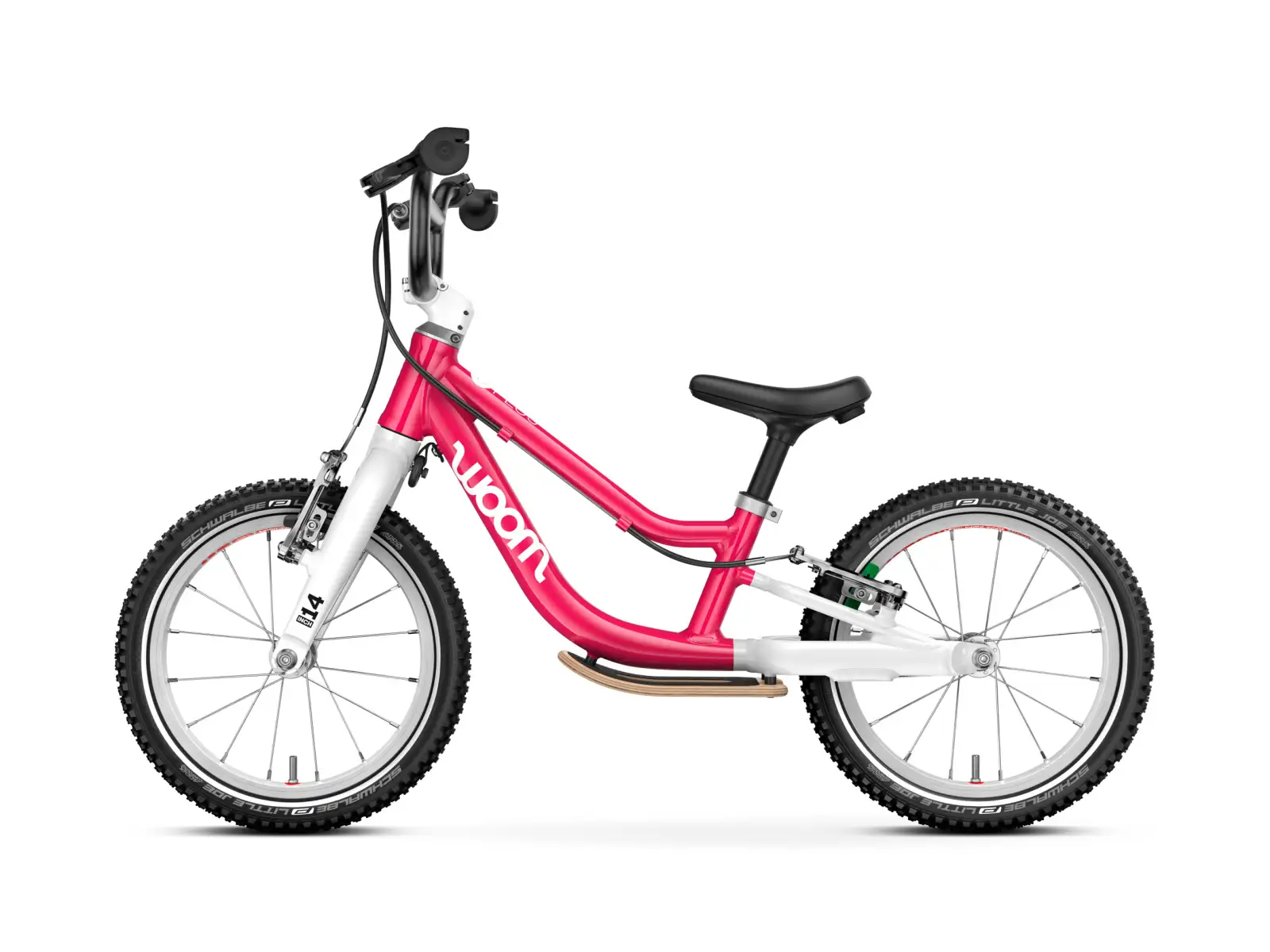 Woom GO 1 Plus Hot Pink 14 Kinderlaufrad