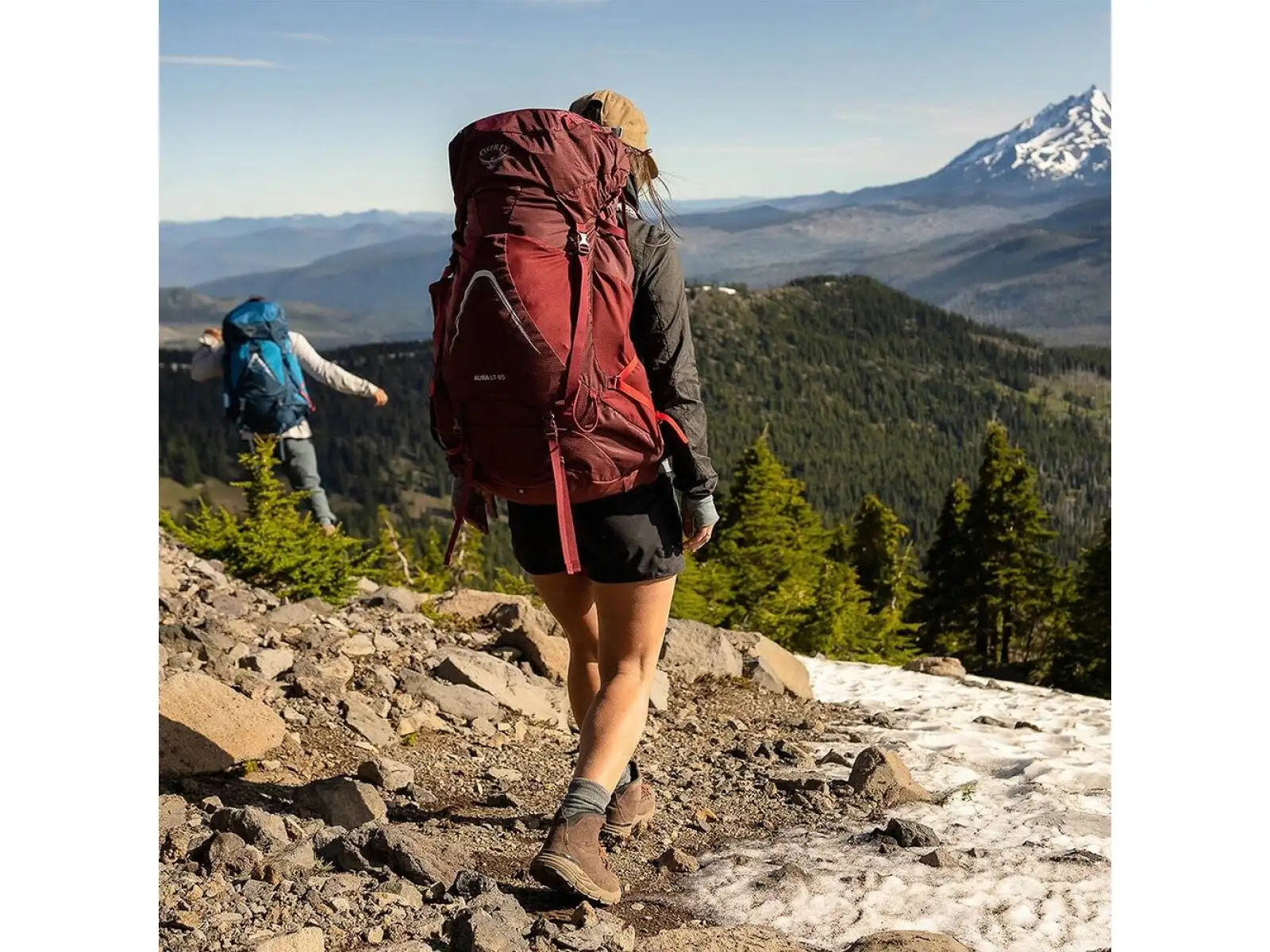 Osprey ATMOS AG LT 65 Rucksack Night shift/scoria blue L/XL