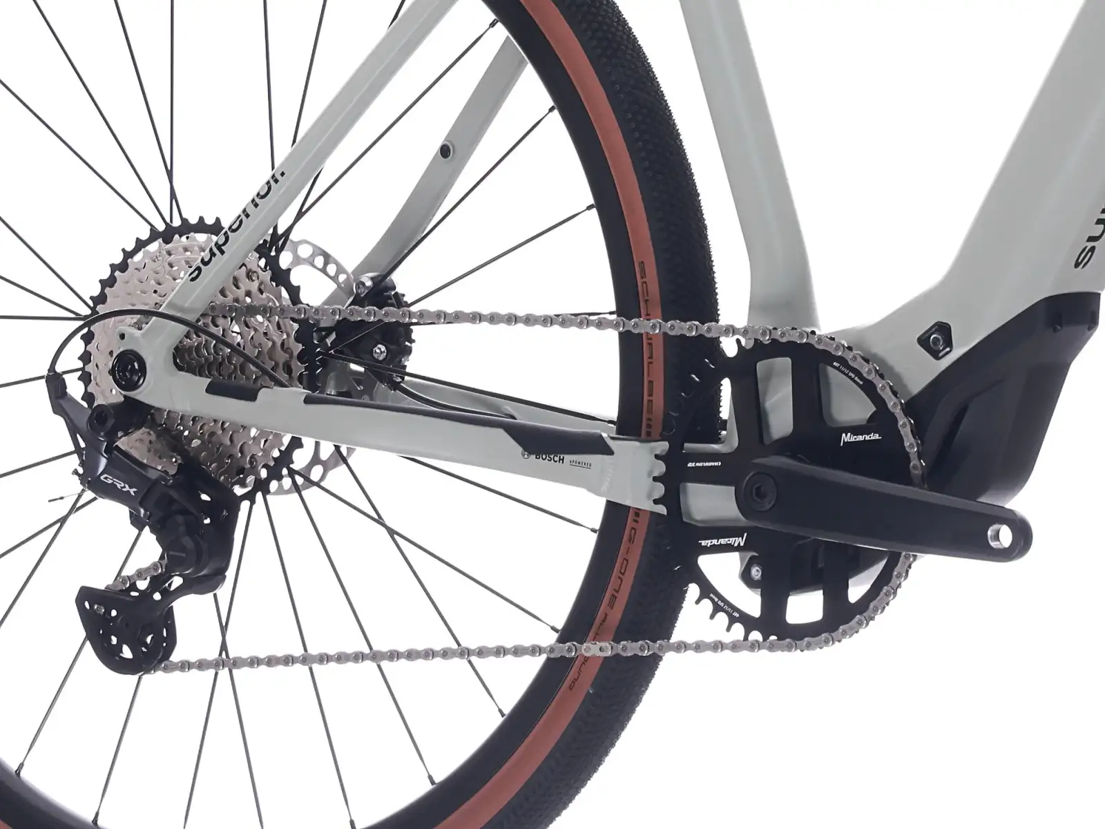 Superior Gravel E‑Bike – iXR 6.5 Matte Green/Grey