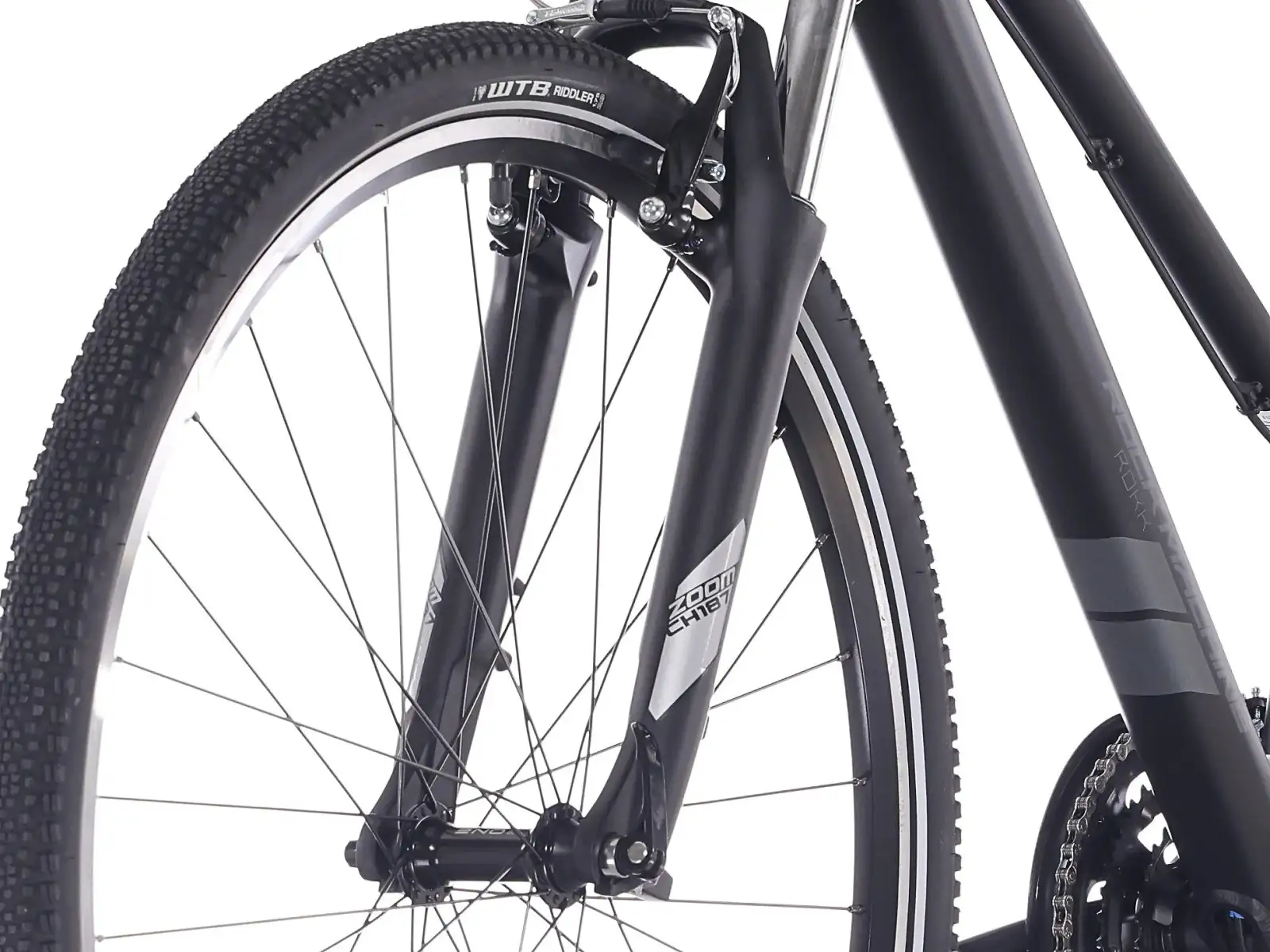 Rock Machine Rokk 30 Easy Entry Trekkingrad mattschwarz