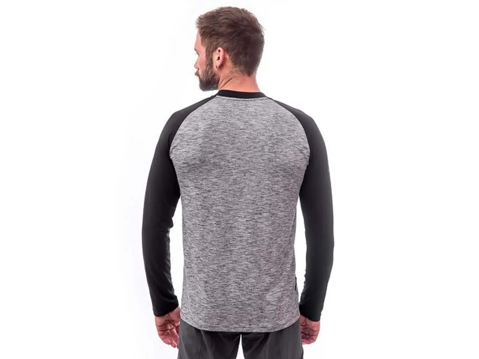 Sensor Charger Herren-Trikot langarm grau/schwarz