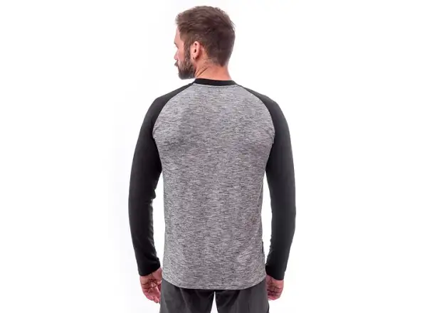 Sensor Charger Herren-Trikot langarm grau/schwarz