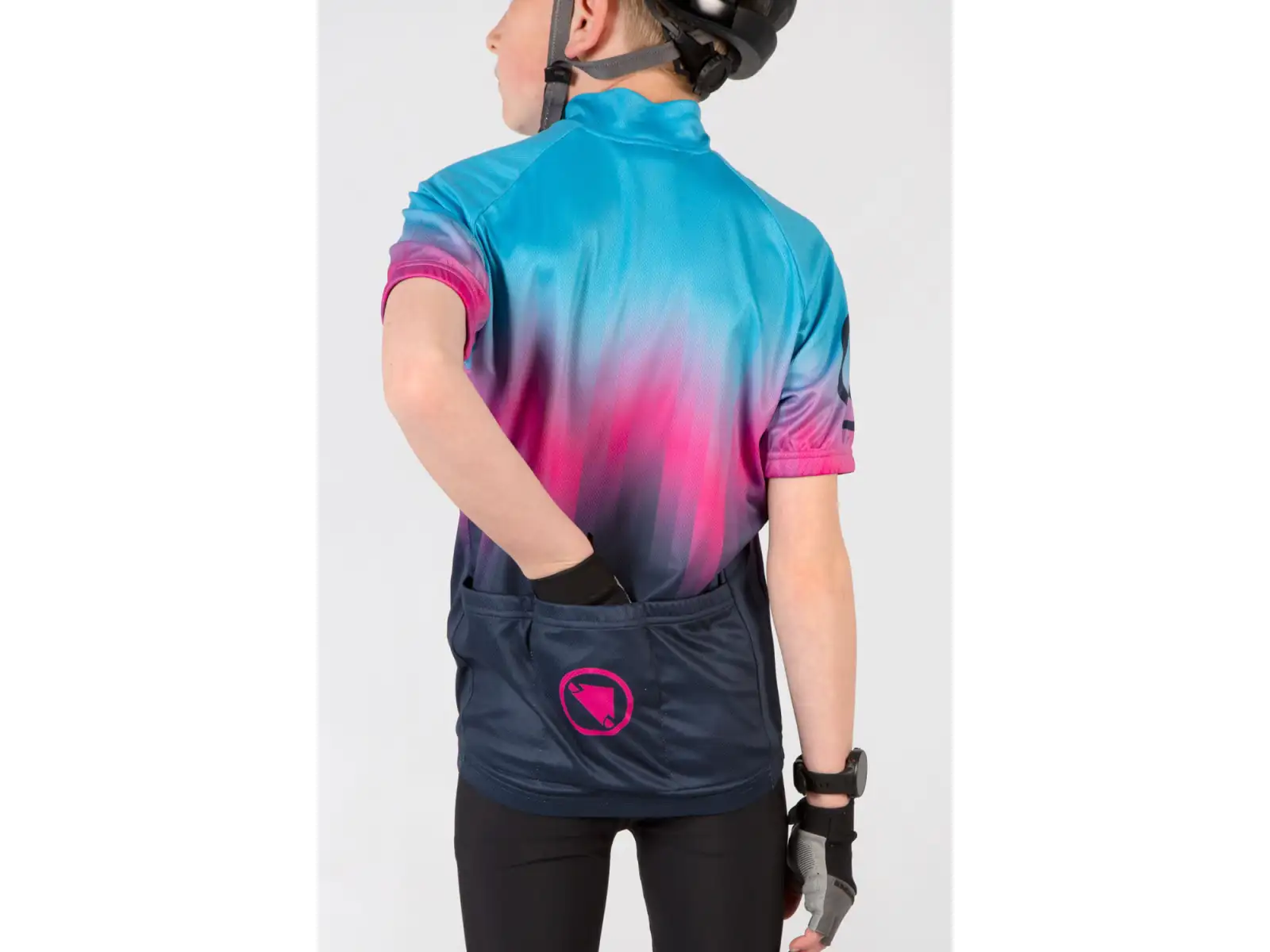 Endura Xtract Kinder Kurzarmtrikot electric blue